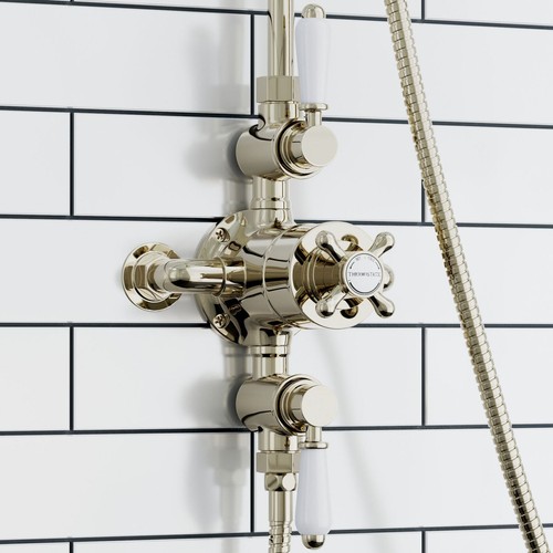 Triple shower valve tap - shower,