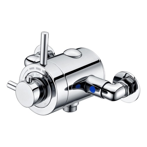 Modern exposed shower mixer - modern,