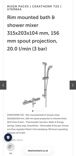 Ideal standard ceratherm - ideal, t25