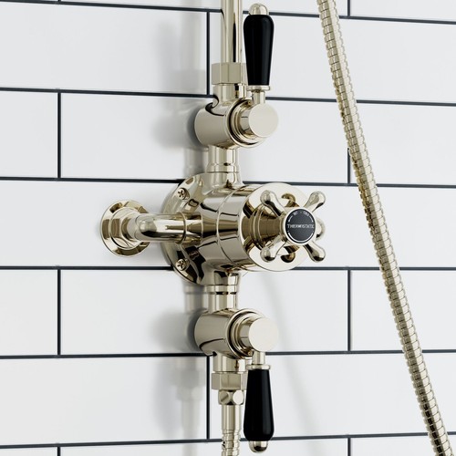 Triple shower valve tap - shower,
