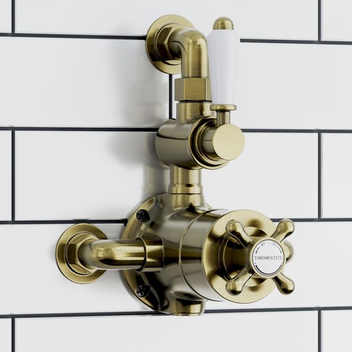 Twin shower mixer valve - mixer,